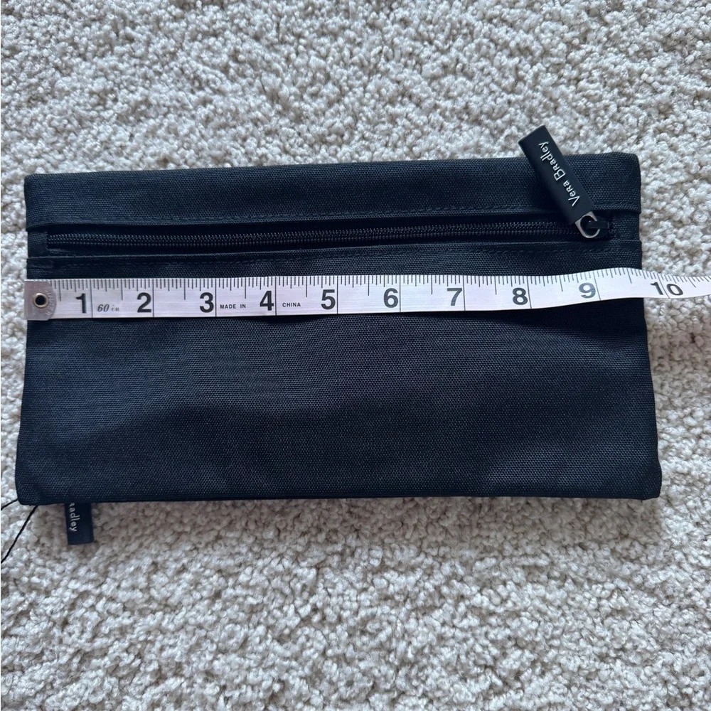 Vera Bradley black pencil case double sided